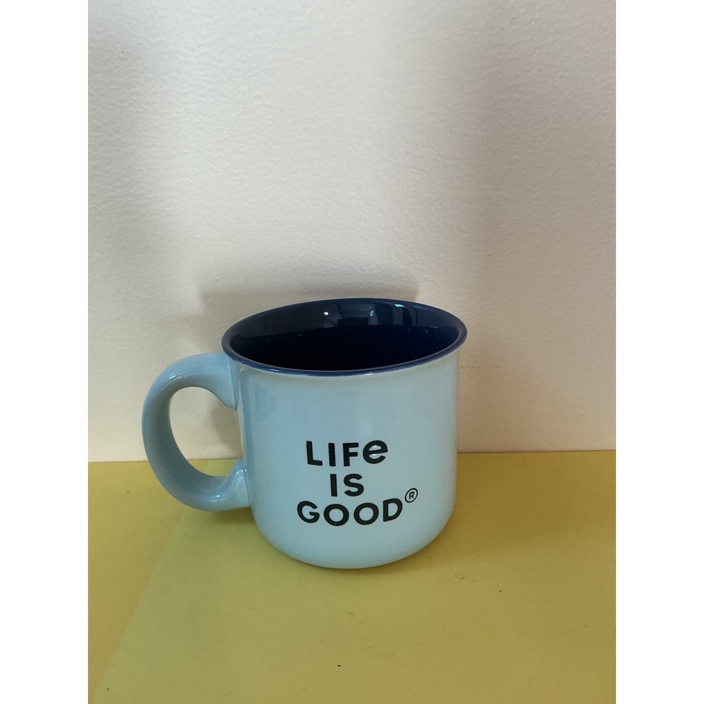 Life Is Good Mug Light Blue The Best Things‎ In Life Are Not Things Winnie Pooh - Picture 2 of 4